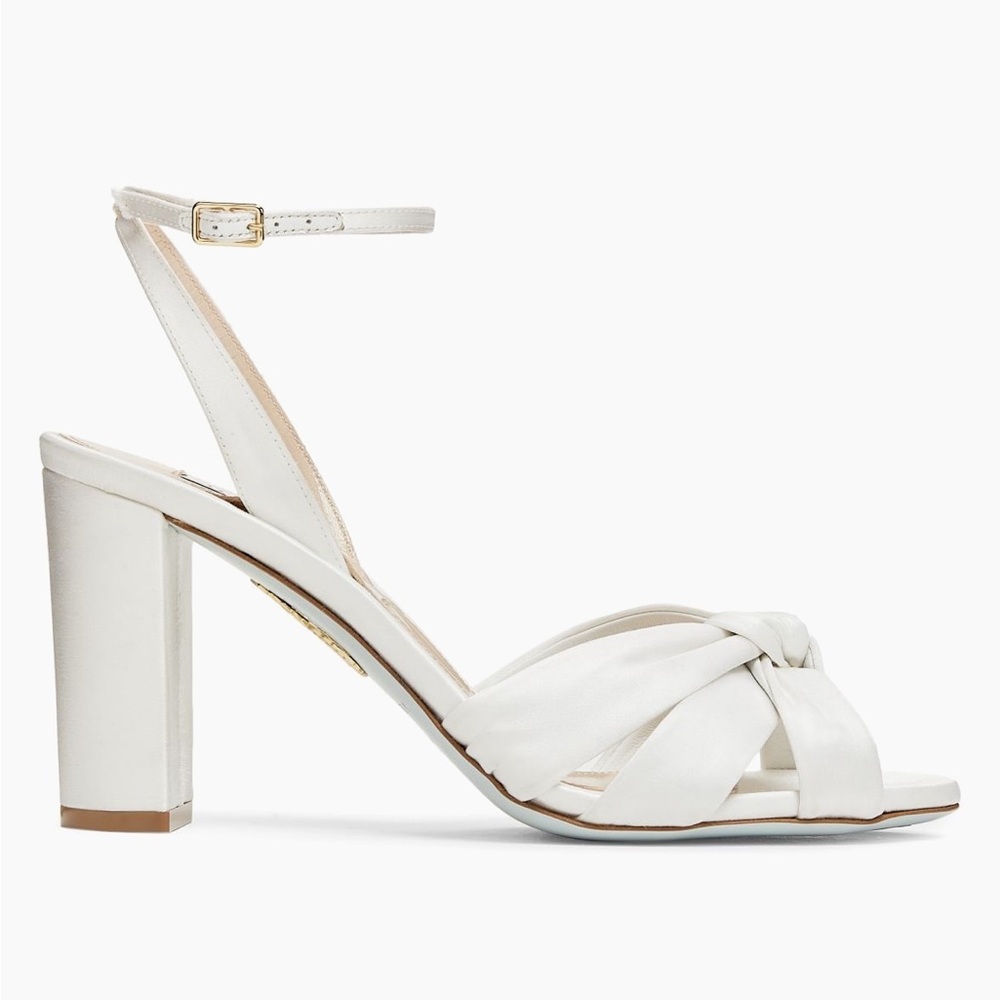 Aquazzura Nina 85MM Knotted Satin Sandals